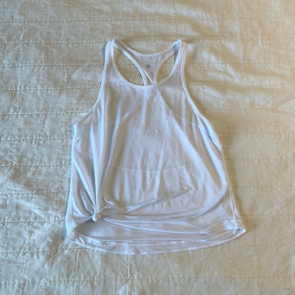 Lululemon White Racerback Tank - Picture 10 of 10